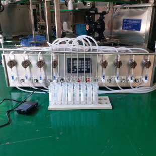 半自動齒輪泵液體小型灌裝機定量精油香水煙油眼料灌裝機