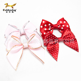 Dot Satin Ribbons Bow ֹAcY