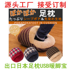 出口日本足枕USB暖腳寶電熱鞋POKAPOKAFOOT IN CUSHION電気足溫器