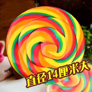 金稻谷200g五彩圓形大號棒棒糖兒童零食小禮物糖果波板糖散裝批發