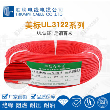 廠家直供 3122-20AWG 阻燃 硅膠編織線 耐高溫 200度 鍍錫銅導線