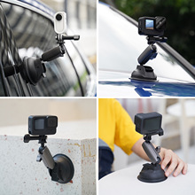 泰迅Insta360 go3車載吸盤支架行車記錄儀適配gopro13支架配件