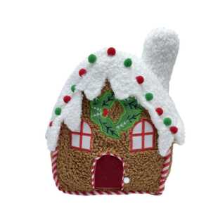 羳¿ Festive Gingerbread House Pillow սëqż