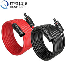 10AWG(6 平方毫米)太陽能電池板電纜,雙頭MC4延長線 適用於太陽能