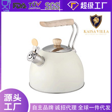 包郵亞馬遜跨境水壺高級感不銹鋼鳴笛燒水壺家用高顏值鳴音壺