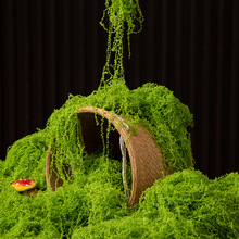 仿真苔蘚絲狀假青苔人造仿真綠植盆栽微景觀植物裝飾造景植絨草坪