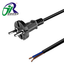 VDE認證歐規電源線 VDE工具插頭0.5/0.75平方線歐規插頭帶品字尾