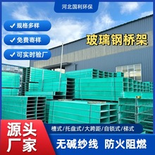 玻璃鋼橋架耐腐蝕槽式梯式電纜管箱電力工程穿線玻璃鋼電纜橋架