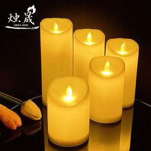 led電子蠟燭燈仿真假蠟燭生日浪漫表白舞台婚慶裝飾劇本殺引路燈