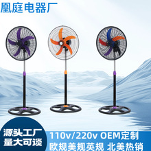 歐洲CE證書18寸電風扇220V大風力三合一風扇落地扇爆款跨境工廠