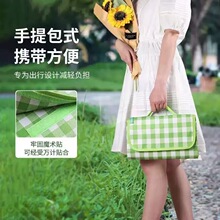 戶外野餐墊防水防潮加厚墊帳篷地墊便攜收納野炊郊游露營布草坪墊