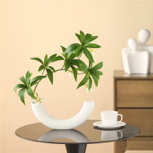 仿真綠植假花禪意仿生綠植假盆栽植物盆景客廳玄關辦公室桌面擺件