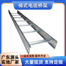 梯式電纜橋架熱浸鋅電纜橋架熱鍍鋅梯式橋架爬梯電纜橋架廠家批發