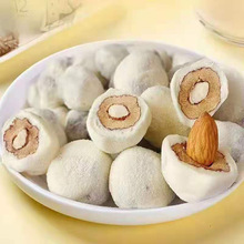 定制新款疆奶棗巴旦木夾心無核奶棗 零食休閑小吃即食品