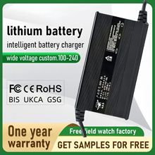 房車叉車洗地機鋰電池充電器12v24V快充磷酸鐵鋰聚合物電池充電機