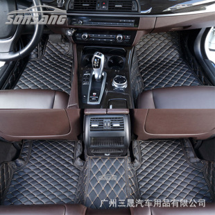 【三晟】專車專用汽車專用全包圍黑色皮革腳墊 皮革原車汽車腳墊