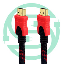 HDMI線廠家：HDMI線3米 4K高清HDMI線 HDMI電腦連接線黑紅網1.4版