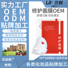 代加工貼牌平衡水油補水滋潤收縮毛孔提亮提彈嫩膚定制面膜oem