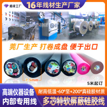 拖鏈電纜多芯特軟硅膠線 新能源設備高溫線 柔性耐高低溫硅膠線