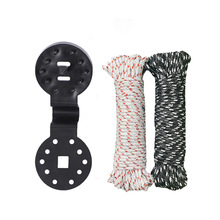 專拍大號塑料網夾彩色拉繩彈簧鈎大棚遮陽網固定配件一件代發