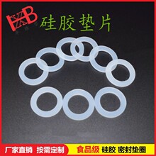 食品級圓形防水透明硅膠密封墊圈耐高溫防滑硅膠腳墊瓶蓋硅膠墊片