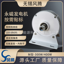 M-300W 12V24V48V 三相交流 稀土永磁發電機 渦輪發電機 可貼標出