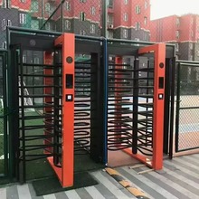 體育場公園籃球場共享全高轉閘 會員掃碼扣費人臉識別烤漆旋轉門