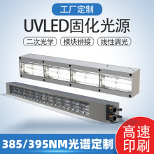 led固化燈紫外線 uv 385 395nm 標簽輪轉機加裝水冷UVLED固化設備