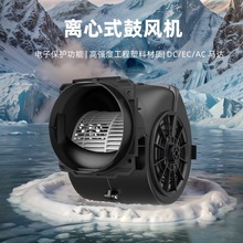 朗偉EC前傾離心風機 230V直流外轉子雙進風風機 塑料蝸殼排煙設備