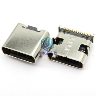 typec16pĸ _ֱ SMT L 8.3mm  TYPE-C 16pin