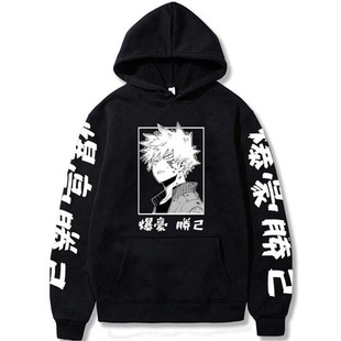 Anime Figure My Hero Academia Katsuki Bakugo Hoodies Men's W