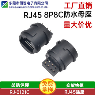 RJ45 8P8CAηˮĸ RJ45 90ʽDIPOطˮӿ