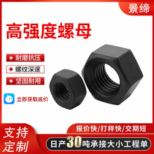 8.8 級高強度螺母 加厚螺母 細扣螺母 中扣螺母 六角螺母 高強度