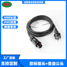 德業微逆AC延長線HO7RN-F-3G1.5帶歐標schuko插頭魯益公頭LY01