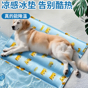 夏天卡通寵物冰墊貓咪狗狗降溫凝膠坐墊耐抓咬降溫神器大涼墊批發