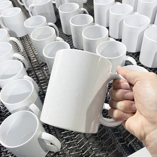 11盎司陶瓷杯馬克杯子白杯白色熱轉印馬克杯塗層杯水杯馬克杯定制