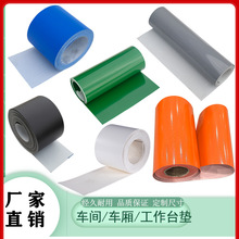訂制灰色夾線夾布膠板貨車鋪車廂橡膠墊 PVC鋪地面房頂傳送輸送帶