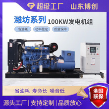 濰坊100KW120KW柴油發電機組無刷發電機工廠企業應急電源廠家