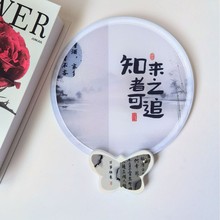 折疊扇便攜手拿迷你扇折疊飛盤團扇可愛卡通網紅折疊扇子