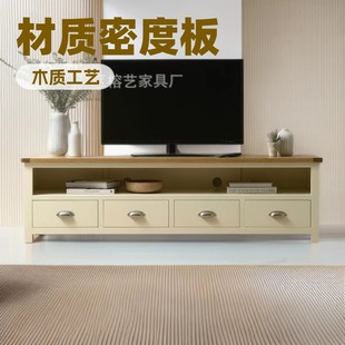 外貿出口現代簡約電視櫃客廳地櫃儲物櫃超薄設計置物架客廳家具