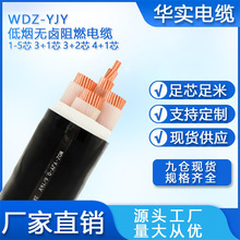 WDZN-YJY低煙無鹵阻燃電纜線國標銅芯3 4 5芯1.5-300平方電力電纜