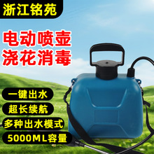 新款大功率電動噴霧器家用園藝用品噴水壺背肩可充電手持噴灑器