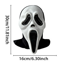 萬聖節派對化妝舞會cosplay扮演劇本殺整人鬼臉驚聲尖叫套頭面具