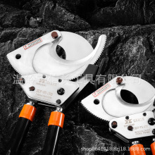 信長達棘輪電纜剪手動電線剪刀齒輪J40J75J95大型線纜剪鋼絞線剪