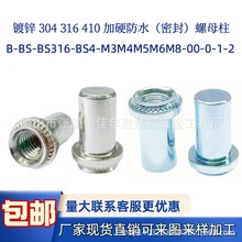 密封螺母 防水螺母  304  316  410  碳鋼鍍鋅