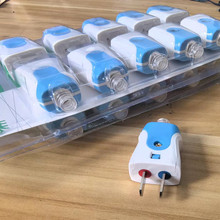 固轉插頭 大功率1.5銅件銅腳插頭兩極電源插頭插只二極接線插頭