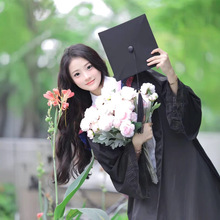 貢絨學士服廠家現貨批發 大學畢業博士服學士帽定制學位時尚