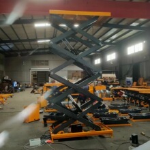 固定式電動升降平台液壓剪叉式升降機貨物提升器
