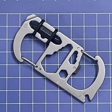 定制精沖多工能工具卡匙扣快掛戶外工具啤酒開瓶器多工能戶外工具