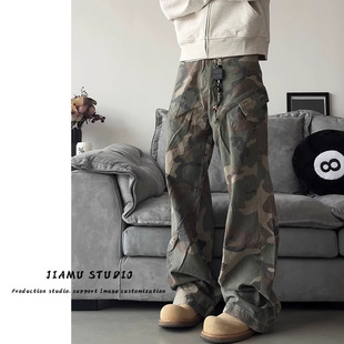 JIAMUʽ߽baggy jeans͹ԲԹbѝŮcargo pants